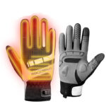 Gants gris sur fond blanc