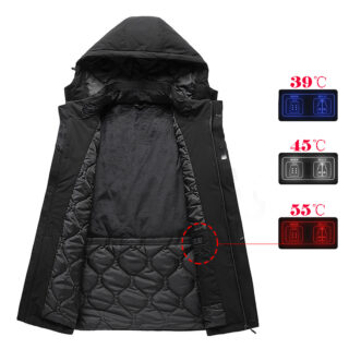 Blouson chauffant à USB pour hommes