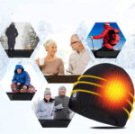 personnes qui utilise le bonnet chauffant à pile pour divers activités