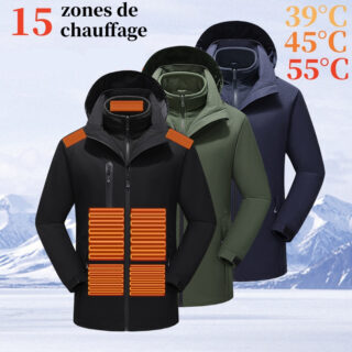 Blouson de sport chauffant pour hommes