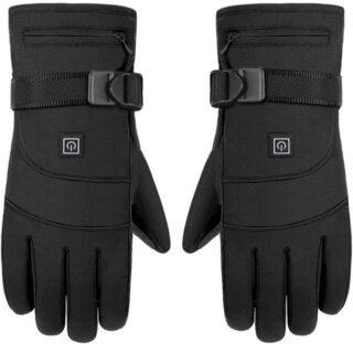 Gants imperméables et chauffants rembourrés en coton pour hommes