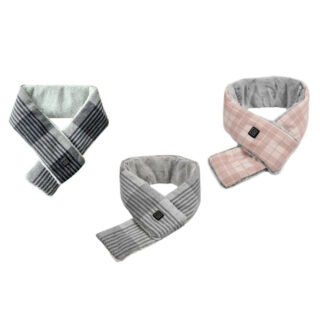 Photo de trois tours de cou chauffants