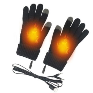 Photo de gants chauffant par USB avec leur cable